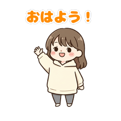 Yurukawa Hoodie Girl Daily Life