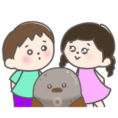 Gentle Boy & Energetic Girl &  Fish