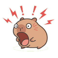 おおきなカピバラがぼーっとしてる