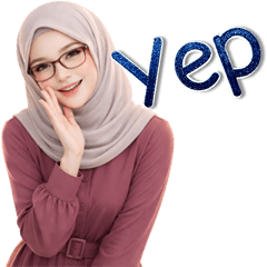 Yah Sticker(Hijab)v.8En