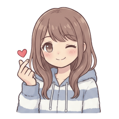 Kawaii Cozy Girl Reaction Pack (No Text)