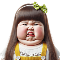 Funny face girl 199 EN