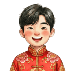 Ryu：陽光帥哥拜大年 (事業順利)