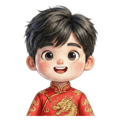 Shin：帥氣小阿哥 (恭喜發財)