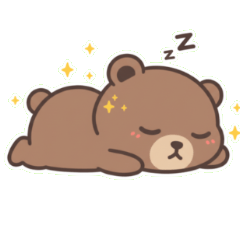 大頭卡皮巴拉 晚安我要睡覺了