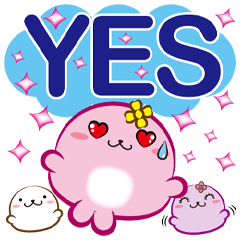 《圓菓子對話貼》YES