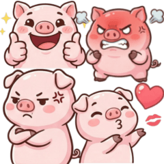 เจ้าหมูอ้วนกลม อารมณ์สุดเว่อร์