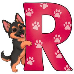 อักษร A-Z น้องหมาแสนซน