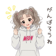 Dance Team Girl Hype & Support Stickers