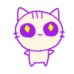 [アレンジ用]キュル猫紫