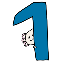 Axolotl stamp January ver.