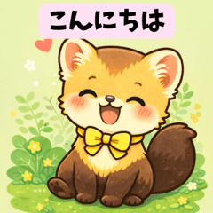 Sweet Marten Stickers