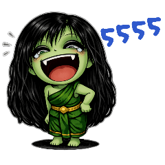 Little Green Ghost and Silent Haunting