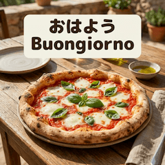 Yummy Italian food stickers