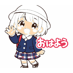 Japanese kindergarten girl