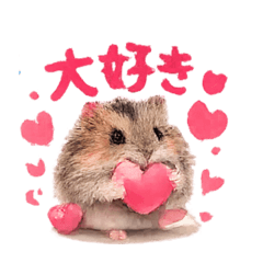 English: Hamster Daily Stickers