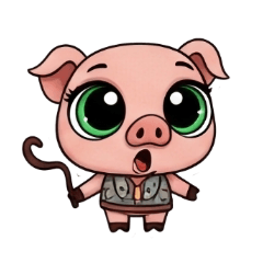 Chubby Piggy So Adorable