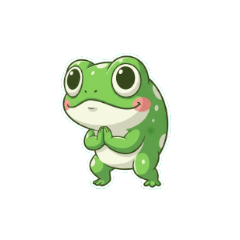 小さなカエルお願い