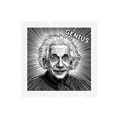 Funny Historical Figures: Comic Stickers