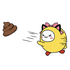 Animated! Fried Shrimp Cat2