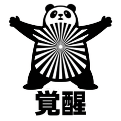 Illusion Panda Op Art Emotion Series