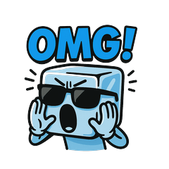 Ice Cold Reactions Sticker