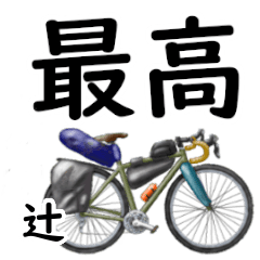 Tsuji'having fun bike