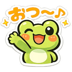 CuteFrog Stickers for Everyday ChatVol.2