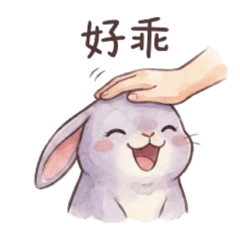 「兔鼠」好乖～～