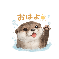 Everyday Cute Otter Stickers