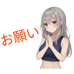 白石さんステッカー (summer)