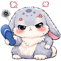 Cute pastel bunny (No Text)