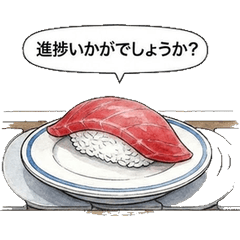 壽司商務敬語動態！擬真美食工作實用