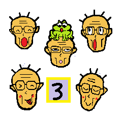 Cheerful Uncle Sticker Part 3