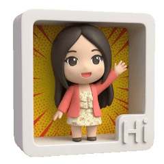 3D Sweet Girl: Pop Frames