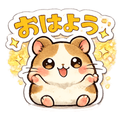 Cute Hamster Stickers for Everyday Chat