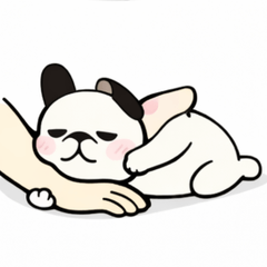 Chill Frenchie Stickers 3