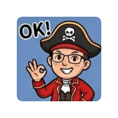 海盜問候語001！磺溪老鯊問候您！