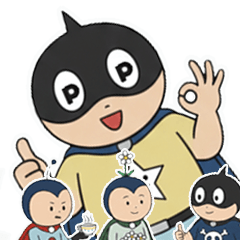 PONYON 可爱英雄无文字贴纸