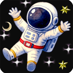 【アストロノーツ】動く！宇宙飛行士さん