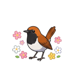 Spring Joy! Cheerful Bird Stickers2