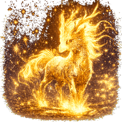 Golden Sacred Beast [Kirin] Stamp