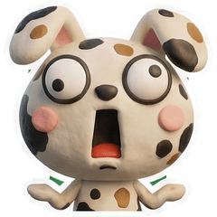 Moving 3D Spotted Rabbit 26