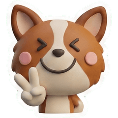 3Dブラウンパピヨン25