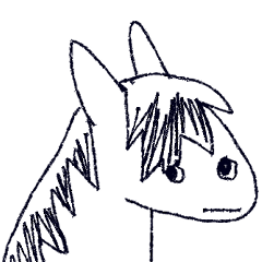 黑白馬（不是斑馬）