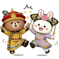 <熊阿瑪和兔格格>萬用日常小貼♡♡♡～