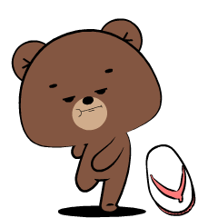 Cute Weird Bear 7 : Animated Stickers