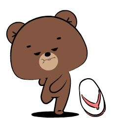 Cute Weird Bear 7 : Animated Stickers