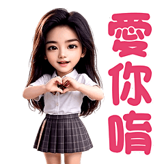 可愛活潑女孩 3 - 動起來