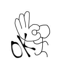 色んな感情棒人間さんスタンプ